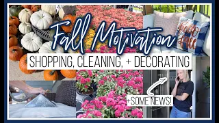 FALL CLEAN + DECORATE WITH ME 2022 | FALL PATIO DECOR IDEAS