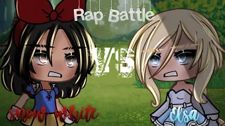 Princess Rap Battle | Snow White vs Elsa | Gacha Life Version  | Meme Gacha Life |Meme| Love, Evelyn