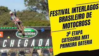 Brasileiro de Motocross 2023 - 3ª etapa Corrida da categoria MX1 no Festival Interlagos em São Paulo