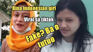 Rina the Indonesian girl viral - fake viral 2021