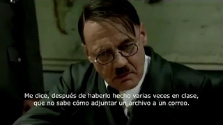 Reunión de profesores en la cuarentena. Hitler se entera de la situación de la educación