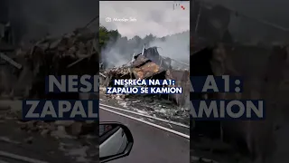 Požar kamiona na A1