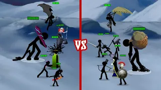 All Chaos Units vs All Order Units - Stick War