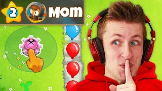 Tewtiy VS Mom BATTLE in BTD 6?!