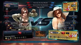 Raijin Katarina VS Laggy Wifi Eternal Ruler Katarina PS4 Version 5 Tekken 7 20221114071749