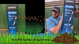 Hart 40v Cordless String Trimmer Unboxing