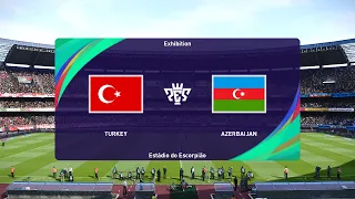 Turkey U21 vs Azerbaijan U21 (17/06/2023) U21 Friendly PES 2021