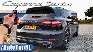 2019 PORSCHE CAYENNE TURBO Review 300km/h+ POV on AUTOBAHN & ROAD by AutoTopNL