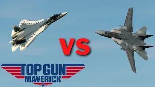 TOP GUN : Maverick | Could The F-14 Really Beat 2 SU-57's? | Dogfight | DCS World Gameplay