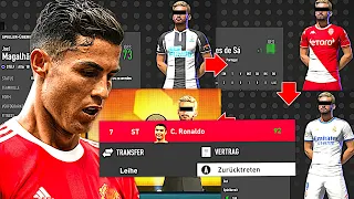 KARRIERE VON RONALDO BEENDEN UM DIE SEINES REGENS ZU SPIELEN !!! 😳📈 FIFA 21 Karriere Simulation