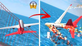 REALISTIC PLANE CRASHES in an Android Game?! | Plane Crash Flight Simulator review