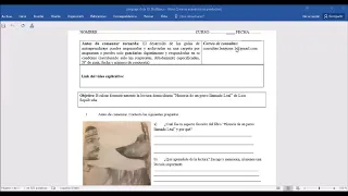 Lenguaje y comunicación - Video 10 - Evaluación formativa Historia de un perro llamado Leal