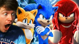 SONIC vs KNUCKLES vs TAILS the REACTION! (Epic)