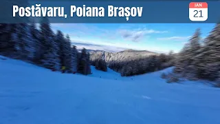 Ski Poiana Brasov | 21 Ian 2024 | Coborare Sulinar - Bradul