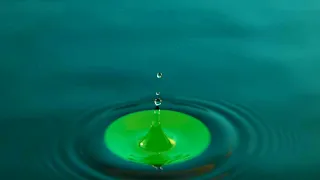 Water Drop intro logo animation green screen effects Full HD video