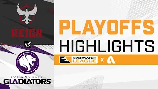 Atlanta Reign VS Los Angeles Gladiators - Overwatch League 2021 Highlights | Playoffs Day 3