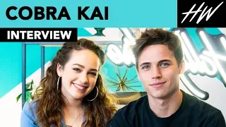 "Cobra Kai" Tanner Buchanan & Mary Mouser Reveal CRAZY Training Schedule For Season 2! | Hollywire