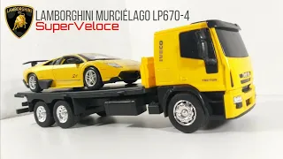 Miniatura escala 1/24 da marca Buraco Lamborghini Murciélago LP670-4 SuperVeloce