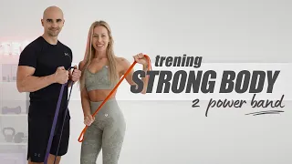 TRENING STRONG BODY | Z GUMAMI POWER BAND | DLA KOBIET I MĘŻCZYZN | Agata Zając i Karol Kwiliński