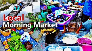 Local Morning Market - THAI STREET FOOD - Nonthaburi life, a charming Old Town near Bangkok