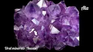 Уральские минералы (самоцветы). Minerali Urali, Russia. Ural minerals.