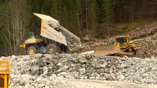 Statens vegvesen - E134 Gvammen-Århus, tunneldriving