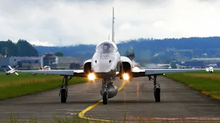 Airbase Emmen Juni 2021 F-5E Tiger II /Hawker Hunter / F/A-18