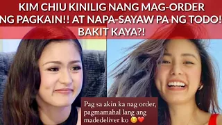 KIM CHIU KINILIG KAY XIAN LIM SA PAG ORDER NG PAGKAIN AT NAPASAYAW PA!!