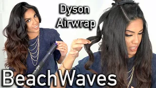 LONG LASTING Dyson Airwrap BeachWaves  - HAIR TUTORIAL | ARIBA PERVAIZ