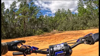 Fast trail ride with the YZ250X / Ocala National Forest