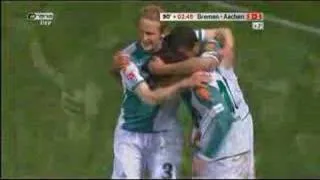 Werder 3-1 Aachen (Diego!) What a goal!!!