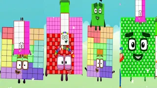 Unlock!Numberblocks skip counting 11 to 20|educational corner #learntocount #mathsforkids