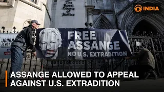 Julian Assange gets permission to appeal against U.S. extradition & other updates | DD India Global