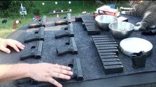 Todas las Pistolas Glock de Calibre 9 y 40, en Español. Armas en el Campo de Tiro