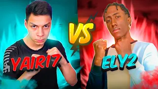 YAIR17 vs ELY2 "El rey de la emotiza" | PVP en FREE FIRE *increíble*