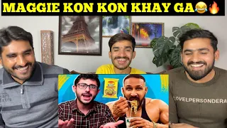 MAGGIE KHAO BODY BANAO | CARRYMINATI |PAKISTAN REACTION