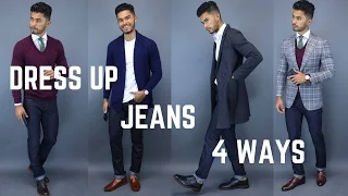 4 Ways to Dress Up Jeans (Fall Inspired Looks)