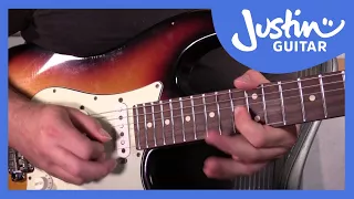5 Blues Licks In Pattern 4 Minor Pentatonic Blues Scale: Blues Lead Guitar Lesson Tutorial s2p6