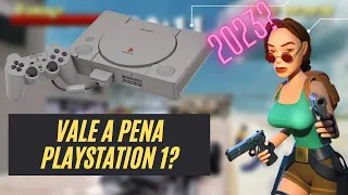 Como é ter um PLAYSTATION 1 EM 2023? VALE A PENA? Colecionismo