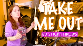 (80 stick throws) Take Me Out - Franz Ferdinand - Drum Cover