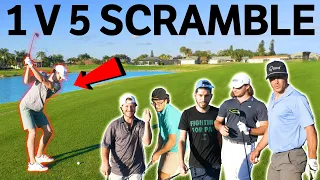 5 VS 1 Scramble | King of The Hill Golf Challenge