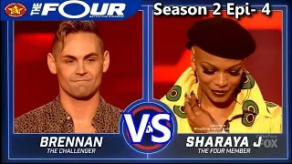 Sharaya J vs Brennan Villines "GO Raya"  The Four Season 2 Ep. 4 S2E4