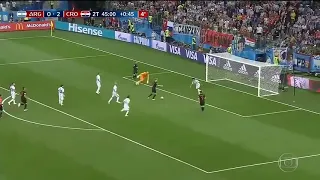 cleber machado terceiro gol da croacia contra argentina copa 2018