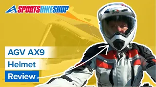 AGV AX9 adventure motorcycle helmet review - Sportsbikeshop