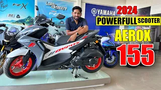 Yamaha Aerox 155 E20 2024 Model Launch Price Mileage All Updae Review