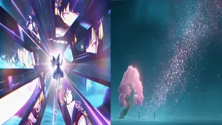 Both Cutscenes from Raiden Story Quest Act 2 Imperatrix Umbrosa Chapter Transient Dream