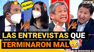 ¿PERIODISTAS vs. INVITADOS?: Entrevistas que TERMINARON en PICANTES DISCUSIONES