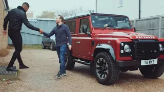 Anthony Joshua in a V8 Defender | Taxi | Top Gear