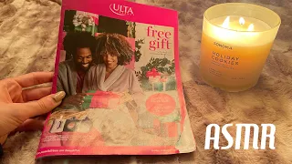 Asmr ULTA Magazine Flip-Through (LoFi) | Tracing, Tapping, & Page Turning