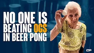 Can't BEAT These Oldies At Beer Pong 🔥 | #Shorts